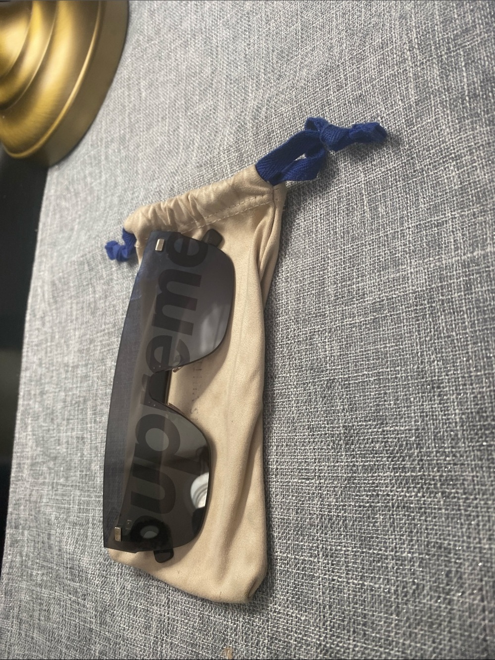 Louis Vuitton Black Shield Sunglasses with Subtle Logo